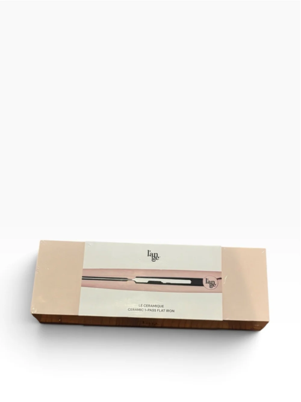 L’ange Le Ceramique 1-Pass Ceramic Flat Iron Blush Pink BNIB Factory SEALED